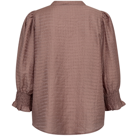 Co\'couture CharlieCC Frill Ss Skjorte, Old Rose